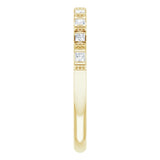 14K Yellow 1/5 CTW Natural Diamond Anniversary Band