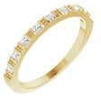 14K Yellow 1/5 CTW Natural Diamond Anniversary Band