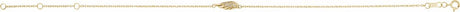 14K Yellow Gold .015 CTW Natural Diamond Angel Wing 6 1/2-7 1/2" Bracelet