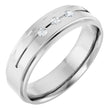 14K White Gold .08 CTW Natural Diamond Band Size 7