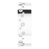 14K White 3/8 CTW Natural Diamond Band