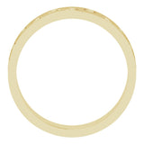 14K Yellow Gold 5 mm Greek Key Flat Band