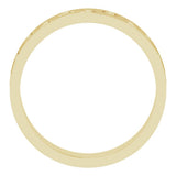 14K Yellow Gold 5 mm Greek Key Flat Band Size 8.5