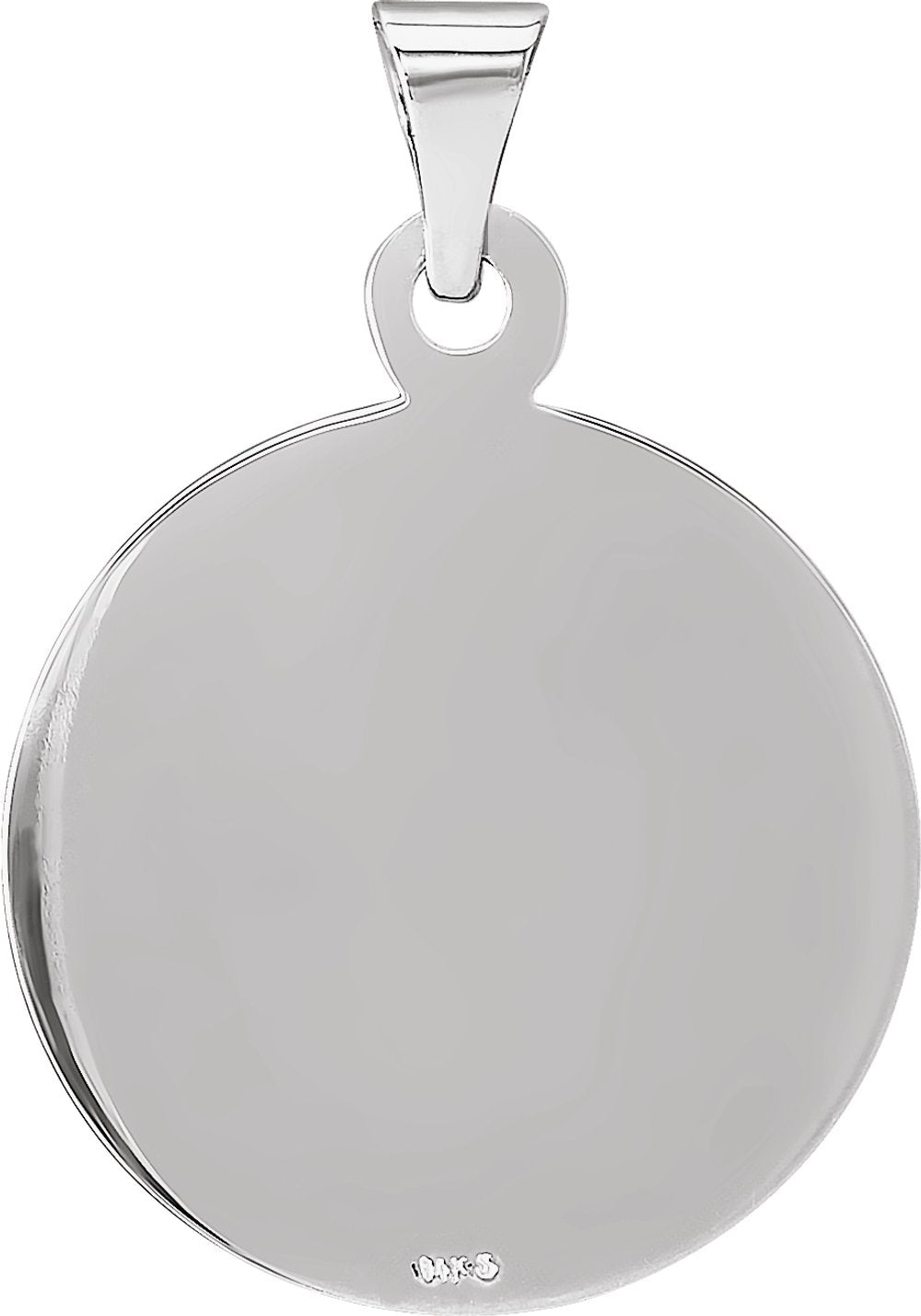 Sterling Silver 19 mm Confirmation Medal