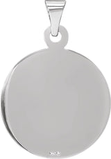 Sterling Silver 19 mm Confirmation Medal