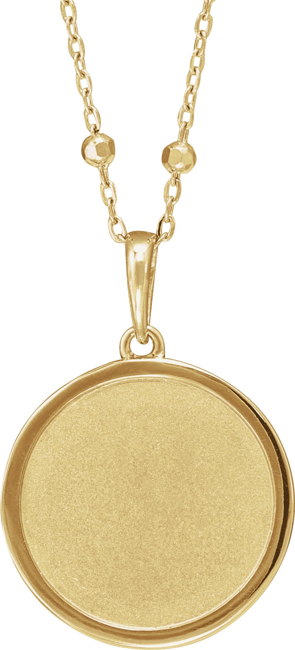 14K Yellow Artemis Coin 18" Necklace