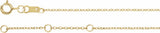 14K Yellow Gold Natural Citrine Bezel-Set Solitaire 6 1/2-7 1/2" Bracelet