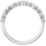 14K White Gold 1/3 CTW Lab-Grown Diamond Anniversary Band