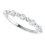 14K White Gold 1/3 CTW Lab-Grown Diamond Anniversary Band