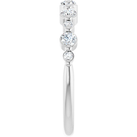 14K White Gold 1/3 CTW Lab-Grown Diamond Anniversary Band