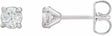 14K White Gold .06 CTW Natural Diamond Cocktail-Style Earrings
