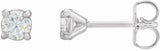 14K White Gold .06 CTW Natural Diamond Cocktail-Style Earrings