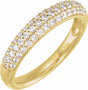 14K Yellow Gold 1/2 CTW Lab-Grown Diamond Ring