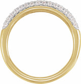 14K Yellow 1/2 CTW Lab-Grown Diamond Ring