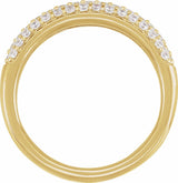 14K Yellow Gold 1/2 CTW Lab-Grown Diamond Ring