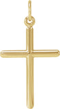 14K Yellow Gold Cross Pendant