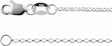 Sterling Silver 1.1 mm Rolo 24" Chain   