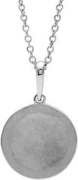 Sterling Silver Floral 16-18" Necklace