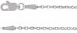 14K White Gold 1.4 mm Cable 18" Chain