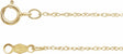 18K Yellow .85 mm Rope 18" Chain 