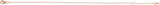 14K Rose Gold 1 mm Adjustable Cable 6 1/2-7 1/2" Chain 