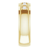 14K Yellow 1/4 CTW Lab-Grown Diamond Band