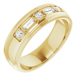 14K Yellow 1/4 CTW Lab-Grown Diamond Band