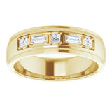 14K Yellow 1/4 CTW Lab-Grown Diamond Band