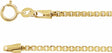 14K Yellow Gold 1.75 mm Diamond-Cut Box 24" Chain