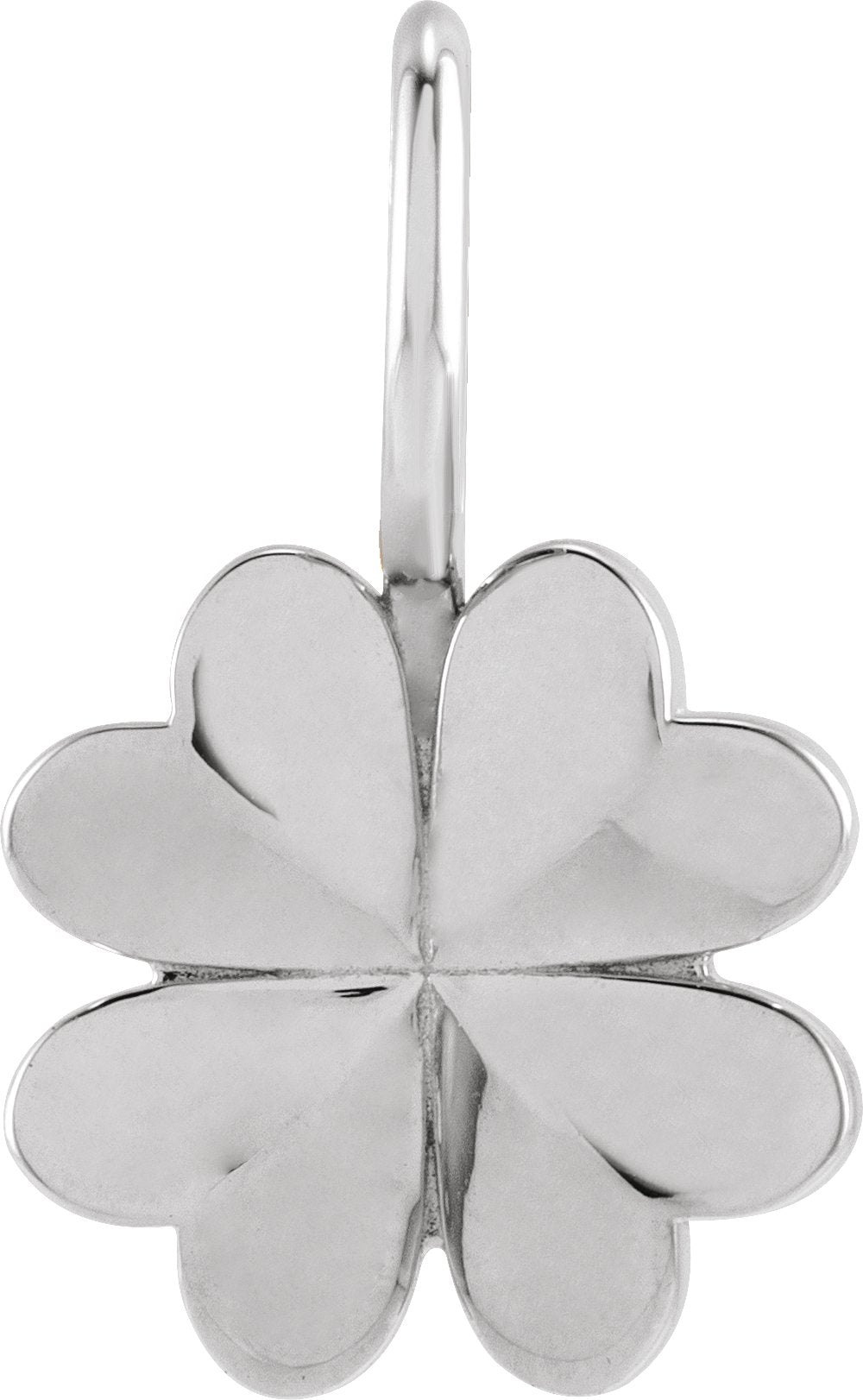 Sterling Silver Four-Leaf Clover Charm/Pendant