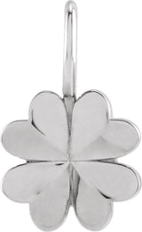 Sterling Silver Four-Leaf Clover Charm/Pendant