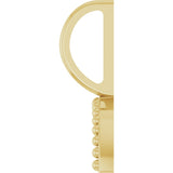 14K Yellow Gold Rainbow Charm/Pendant