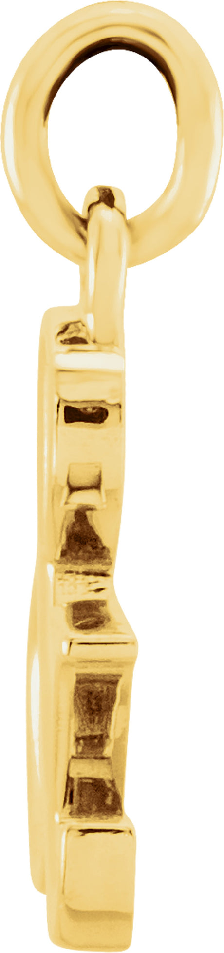 14K Yellow Ampersand Charm/Pendant