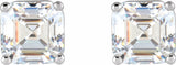 14K White Gold 1/5 CTW Lab-Grown Diamond Earrings