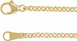 18K Yellow Gold 2.4 mm Rolo 16" Chain  