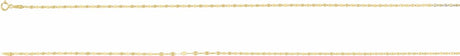 14K Yellow Gold 1.9 mm Keyhole 16" Chain