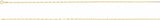 14K Yellow Gold 1.9 mm Keyhole 16" Chain