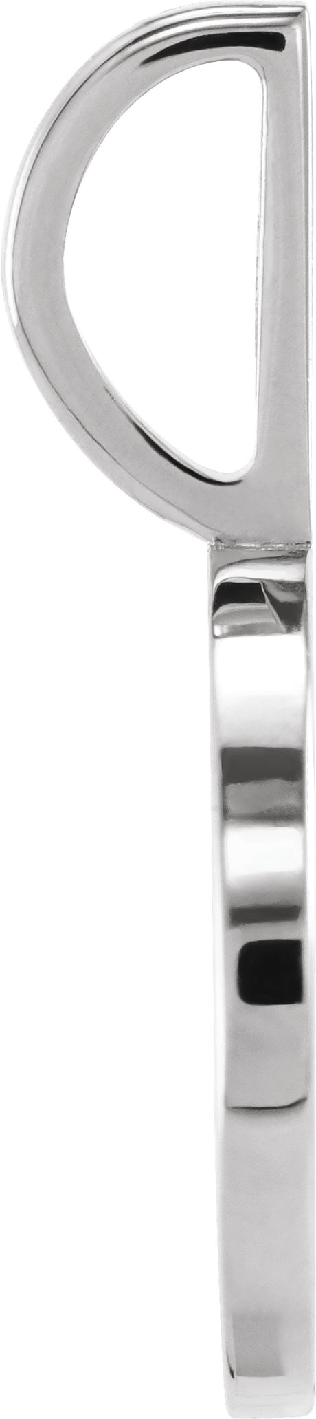 14K White Gold .01 CTW Natural Diamond Engravable Paw Print Charm/Pendant