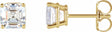 14K Yellow Gold 1/5 CTW Lab-Grown Diamond Earrings