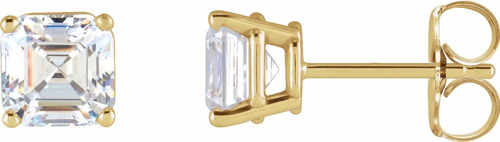 14K Yellow Gold 1/5 CTW Lab-Grown Diamond Earrings
