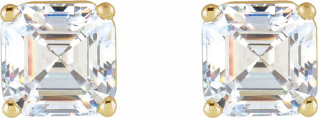 14K Yellow Gold 1/5 CTW Lab-Grown Diamond Earrings