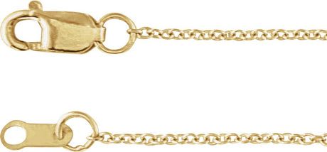 14K Yellow Gold 1/8 CTW Rose-Cut Natural Diamond Sideways Cross 6 1/2-7 1/2" Bracelet