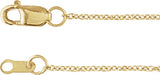 14K Yellow Gold 1/8 CTW Rose-Cut Natural Diamond Sideways Cross 6 1/2-7 1/2" Bracelet