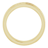14K Yellow 5 mm Celtic-Inspired Flat Band