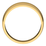 10K Yellow Gold 9 mm Tapered Half Round Band Size 7