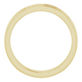 10K Yellow 4 mm Celtic-Inspired Flat Band