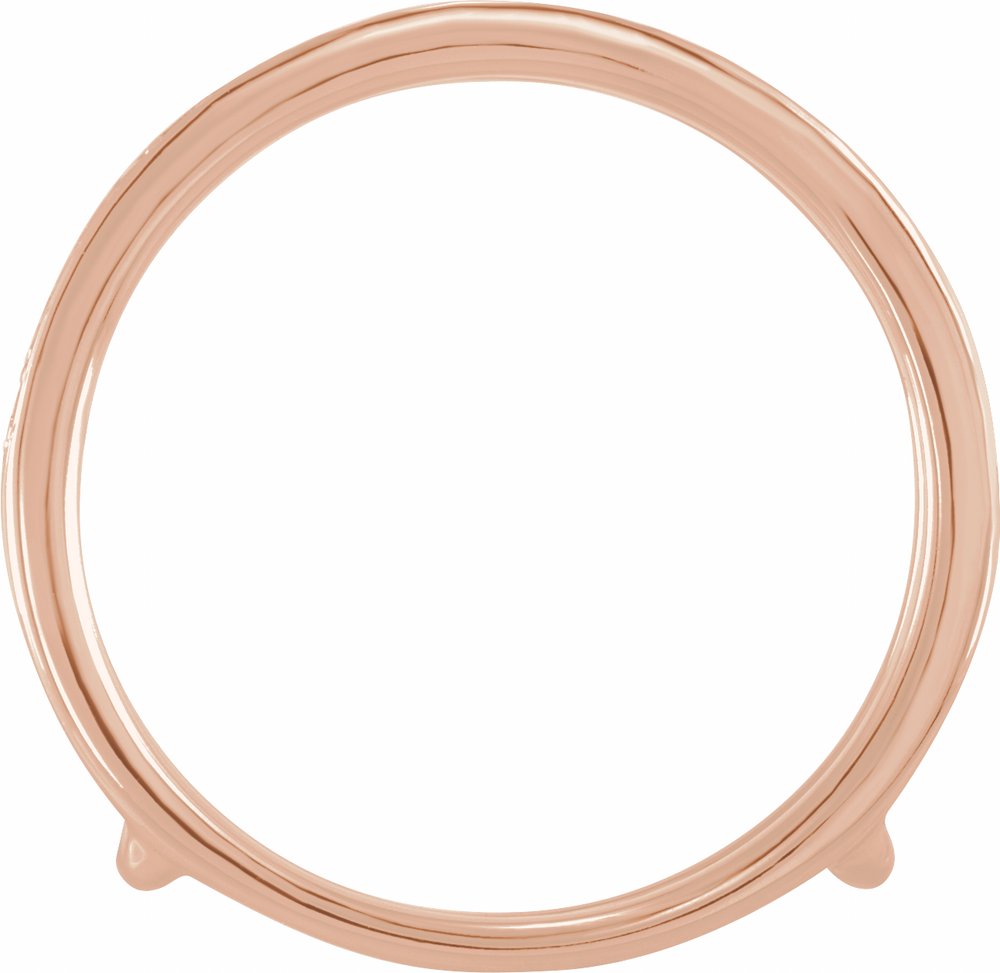 14K Rose Gold 1/5 CTW Natural Diamond Ring Guard