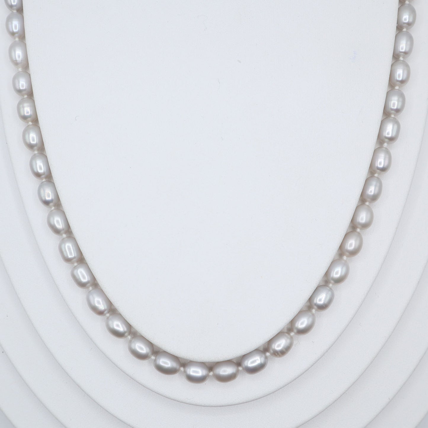 SALE 35% OFF - Grey Pearl Necklace