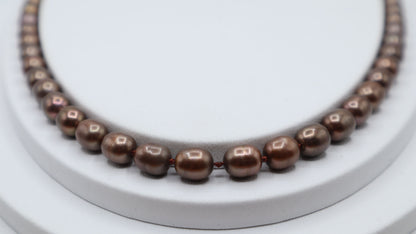 SALE 35% OFF - Chocolate Pearl Strand Necklace