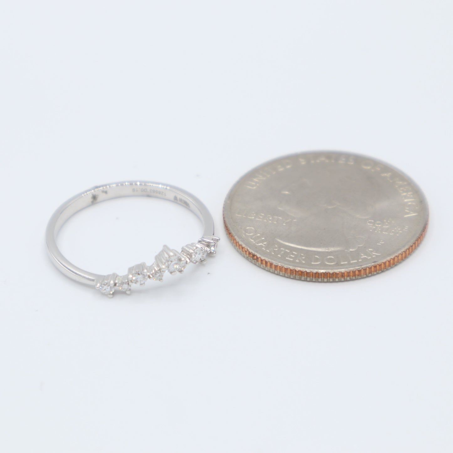 White Gold and Diamond Tiara Ring